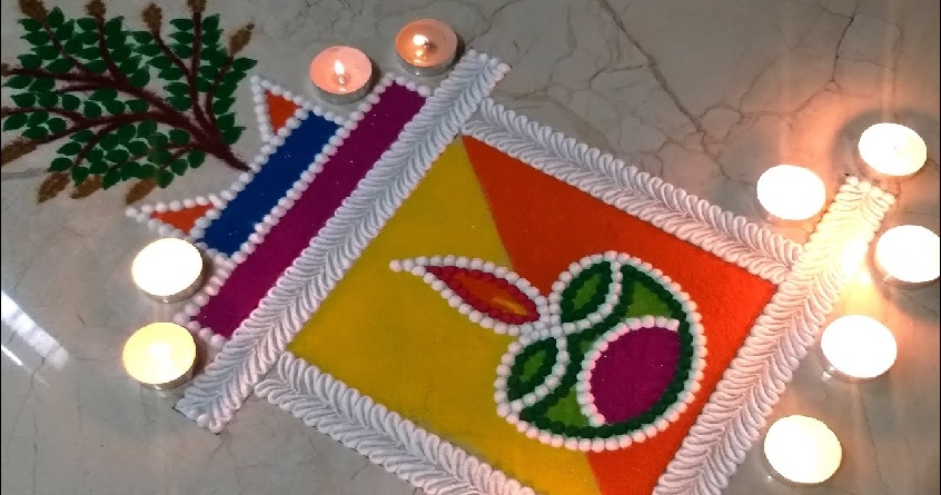 Tulsi Vivah Rangoli Design Ideas