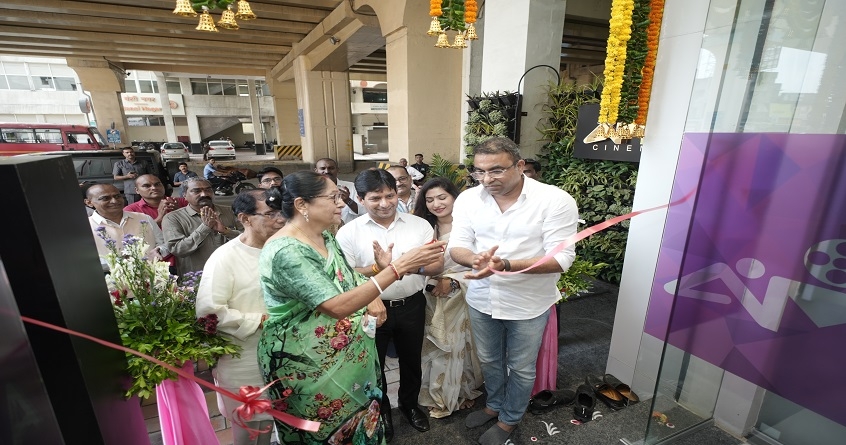 At Nagpur Grand inauguration of AM Cinema at Bansi Nagar Metro Station by MLA Sameer Meghe - Abhijeet Bharat