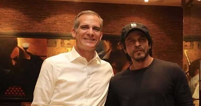 US Envoy Eric Garcetti expressed happiness on meeting Shahrukh Khan