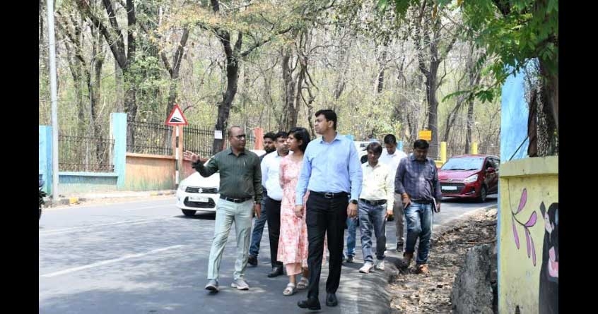 NMC Commissioner inspected the development works of intersections