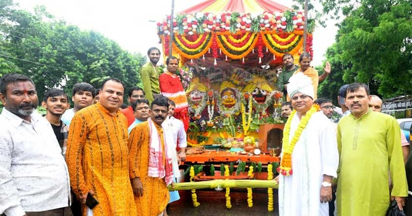 Nagpur reverberated with slogans of Jai Jagannath